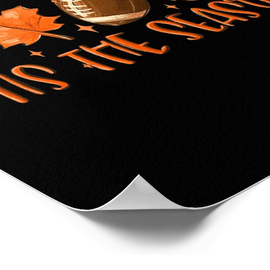 Dit is de Thanksgiving van de Herfst van het Footb Poster (Hoek)