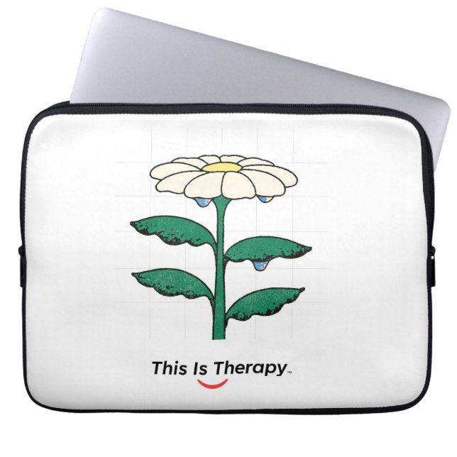 DIT IS DE THERAPIE Laptop Mouw Laptop Sleeve (Voorkant)