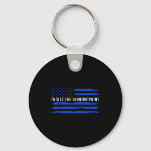 Dit Is De Turning Point Tee Usa Vlag Voor Mannen V Sleutelhanger
