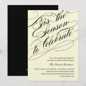 Dit is de uitnodiging van de Seizoenfeestdag - zwa (Voorkant / Achterkant)