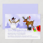 Dit is de uitnodiging voor de Seizoenvakantie - pa (Voorkant / Achterkant)