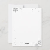 Dit is de Us Holiday-fotokaart Silver Feestdagenkaart (Achterkant)