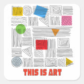 DIT IS DE VIERKANTE STICKER (Voorkant)