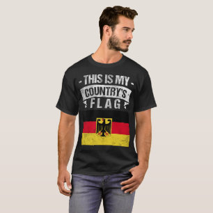 Dit is de vlag van mijn land, de Duitse vlagdag T- T-shirt