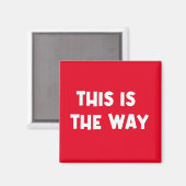 Dit is de Way Magnet (Voorkant / Achterkant)