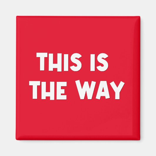 Dit is de Way Magnet (Voorkant)