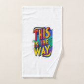 Dit is de weg bad handdoek (Handdoek)