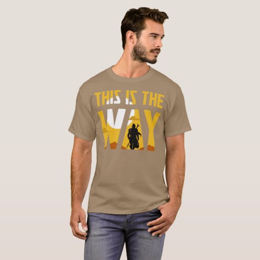 Dit is de weg t-shirt (Voorkant volledig)