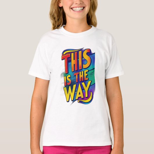 Dit is de weg t-shirt (Voorkant)
