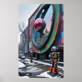 Dit is de wereld van een robot - Ken Gage Art Poster