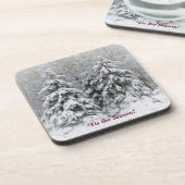 "Dit is de wintervakantie Bier Onderzetter (Linkerzijde)