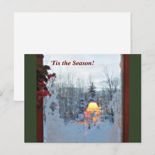 "Dit is de wintervakantie Briefkaart (Voorkant / Achterkant)