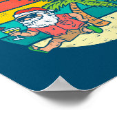 Dit is de Zee Sun Santa Beach Summer Kerstmis in Poster (Hoek)