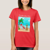 Dit is de Zee-Sun Snowbird Kerstmis T-Shirt (Voorkant)