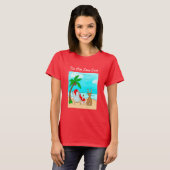 Dit is de Zee-Sun Snowbird Kerstmis T-Shirt (Voorkant volledig)