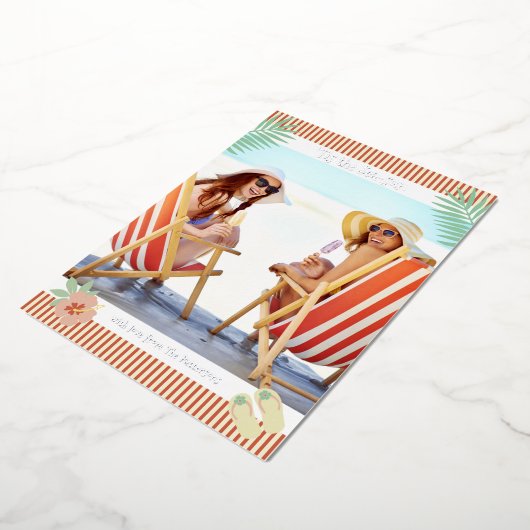 Dit is de Zee-zon tropische zomerkerst Folie Uitnodiging (Gedraaid)