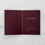 Dit is de Zwarte Minimale Kerstmis van het Seizoen Kaart (Binnen)