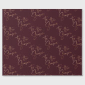 Dit is de Zwarte Rood Minimale Kerstmis van het Se Cadeaupapier (Vlak)