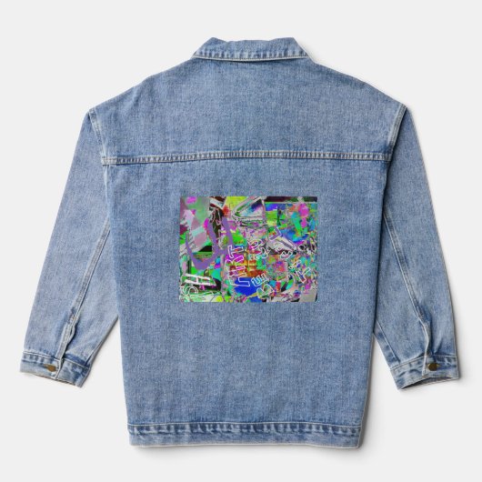 Dit is design, schat! denim jacket (Achterkant)