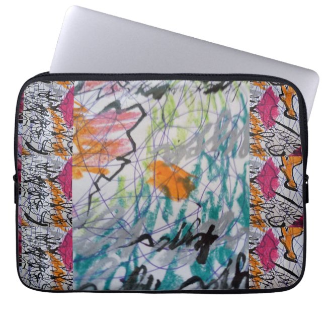 Dit is design, schat! laptop sleeve (Voorkant)
