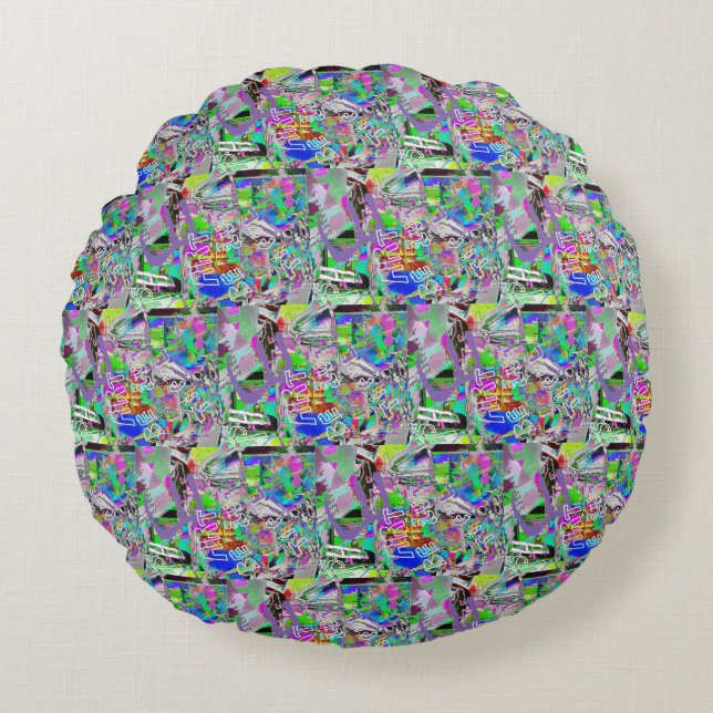 Dit is design, schat! rond kussen (Voorkant)