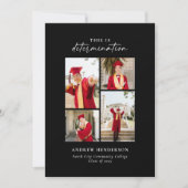 Dit is Determination Foto Afstudeerdag Aankondiging (Voorkant)