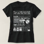 Dit is Drumline - Funny Drum Line Gezegden _ Memes T-shirt (Design voorkant)