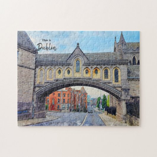 Dit is Dublin-Ierland Ansichtkaart Legpuzzel (Horizontaal)