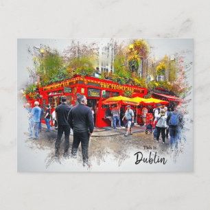 Dit is Dublin-Ierland Briefkaart
