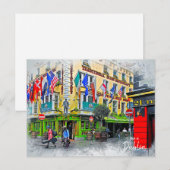 Dit is Dublin-Ierland Briefkaart (Voorkant / Achterkant)