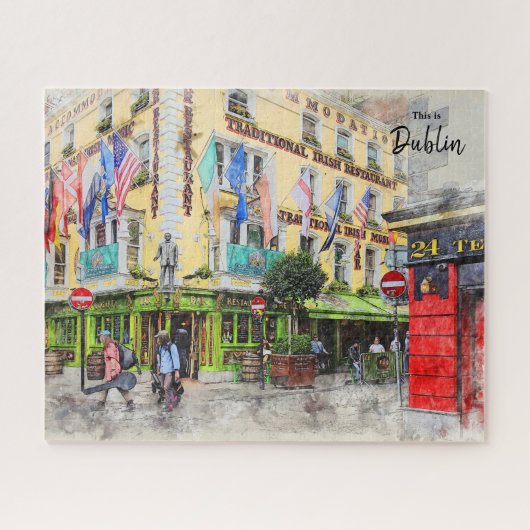 Dit is Dublin-Ierland Legpuzzel (Horizontaal)