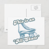 Dit is een Al Schaats Briefkaart (Voorkant / Achterkant)