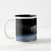 Dit is een artistã tweekleurige koffiemok (Links)