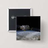 Dit is een artistã vierkante button 5,1 cm (Voorkant /achterkant)