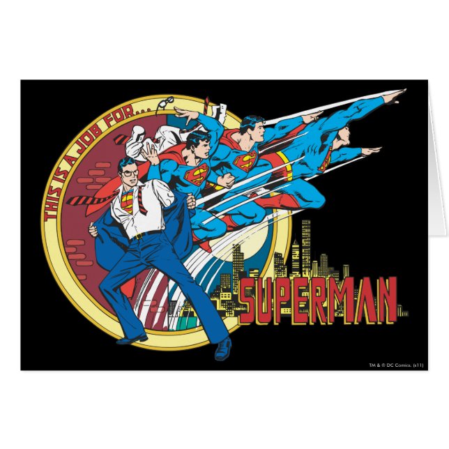 Dit is een baan voor... Superman (Voorkant Horizontaal)