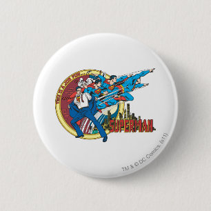 Dit is een baan voor... Superman Ronde Button 5,7 Cm