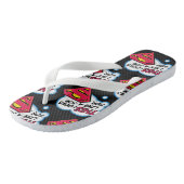 Dit is een baan voor... Superman Teenslippers (Schuin)