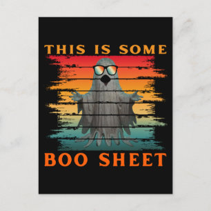 Dit is een beetje boe-blad een grappige halloween  briefkaart