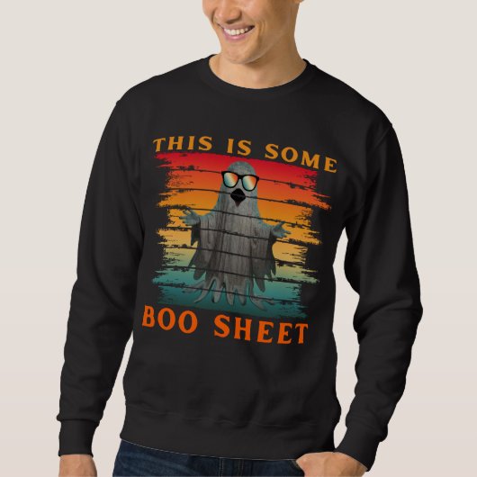 Dit is een beetje boe-blad een grappige halloween trui (Voorkant)
