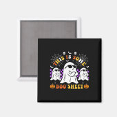 Dit is een boe-blad Funny Halloween Magneet (Voorkant / Achterkant)