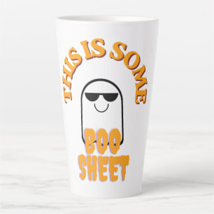 Dit Is Een Boe Blad – Grappige Halloween Geest Pun Latte Mok