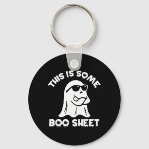 Dit Is Een Boe Sheet Spook Fun Retro Halloween Sleutelhanger
