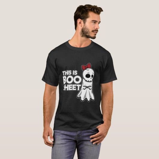 Dit is een boek dat Ghost Funny Hallowe afkeurt T-shirt (Voorkant volledig)