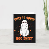 Dit is een boekenblad Ghost Fun Halloween Kaart (Voorkant)