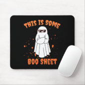 Dit is een boekenblad Ghost Funny Halloween Muismat (Met muis)