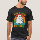 Dit is een boekenblad Ghost Middle Finger Funny H T-shirt (Voorkant)