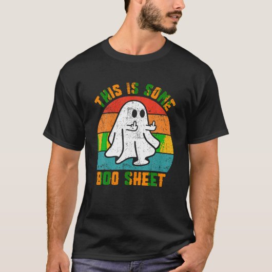 Dit is een boekenblad Ghost Middle Finger Funny H T-shirt (Voorkant)