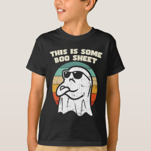 Dit is een boekenblad Ghost Retro Halloween Costu T-shirt