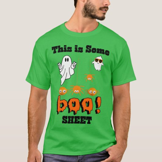 Dit is een boekenblad grappig Halloween of Hallowe T-shirt (Voorkant)