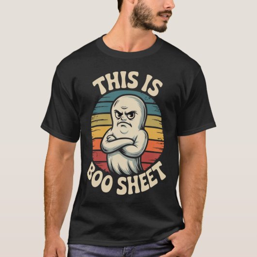 Dit is een boekenblad | Grappige Retro Ghost Hallo T-shirt